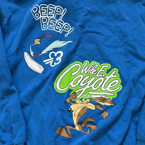 Warner Bros. Looney Tunes Blue Hoodie - Picture 6 of 6